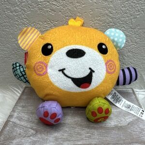 $25 🌙 Fisher Price Giggle Gang Laughing Orange Toby Baby Plush Doll Toy 2014